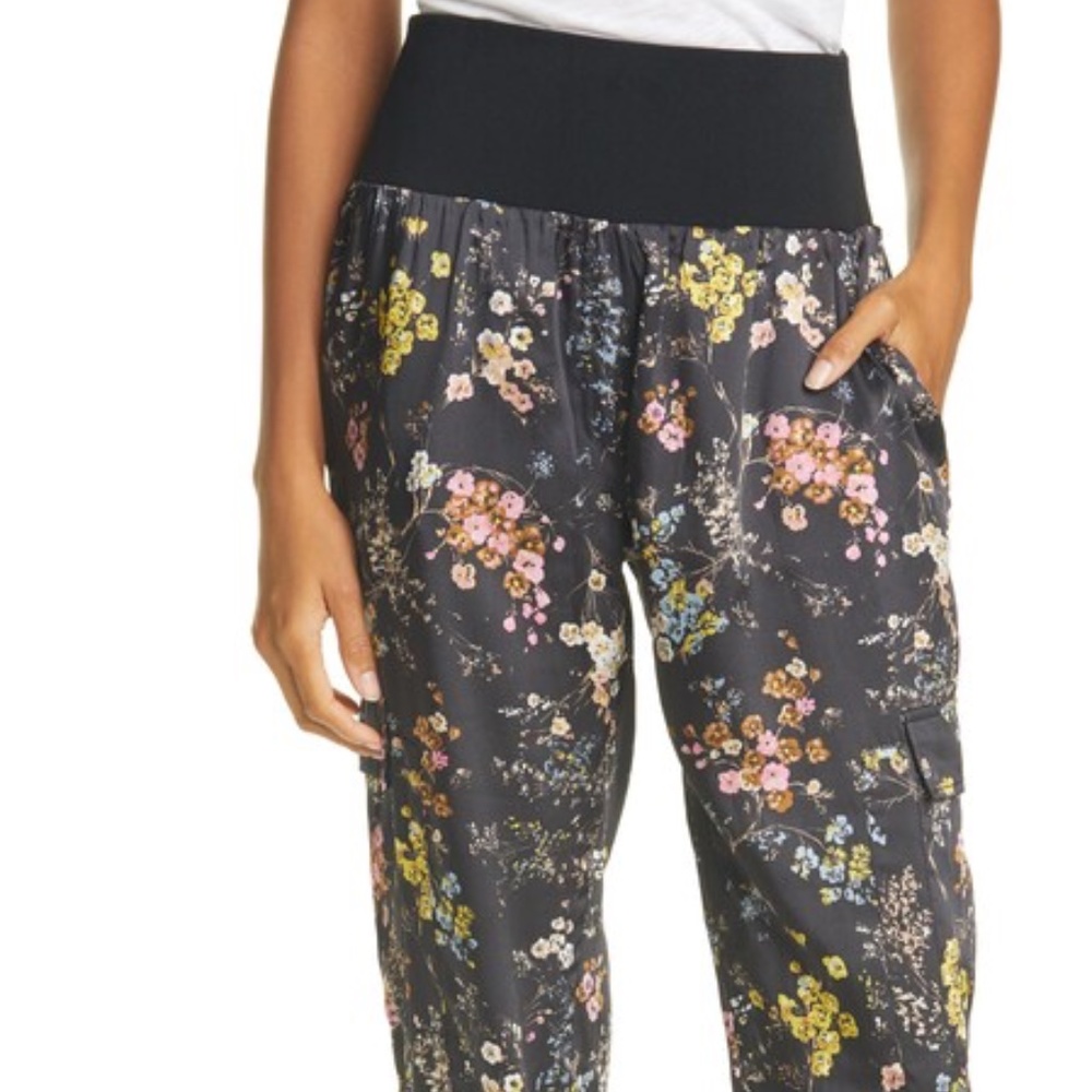 Cinq a Sept Giles Sakura Print Joggers
